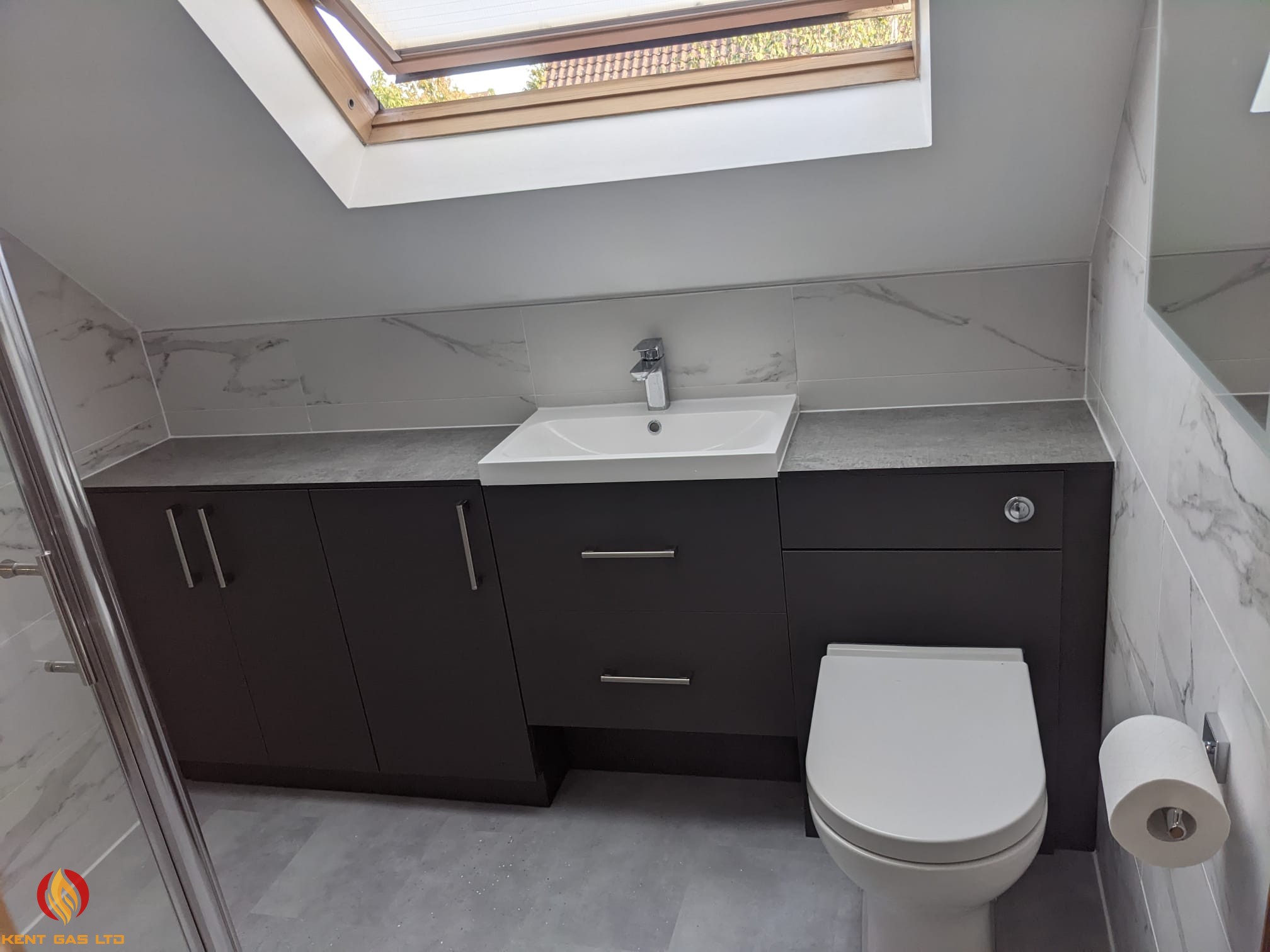Kent Gas Ltd - Full Bathroom Installation tiled and fitted - folkestone kent